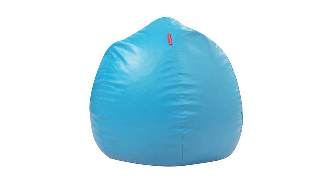 Carlina Filled Bean Bag (Sky Blue, with beans Bean Bag Type) by Urban Ladder - Front View Design 1 - 419192
