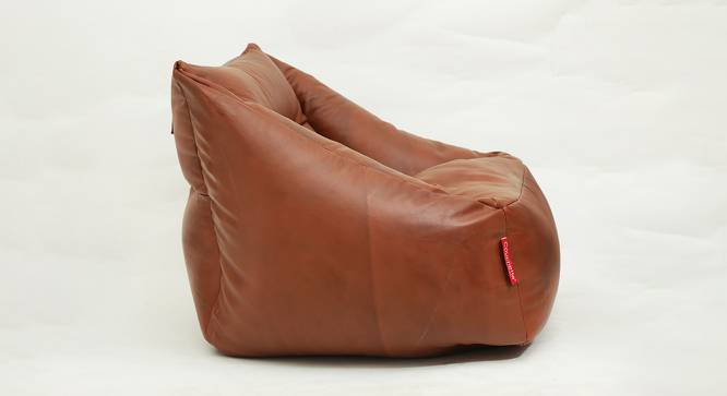 Edlor Filled Sofa Bean Bag (Tan, with beans Bean Bag Type) by Urban Ladder - Front View Design 1 - 419198