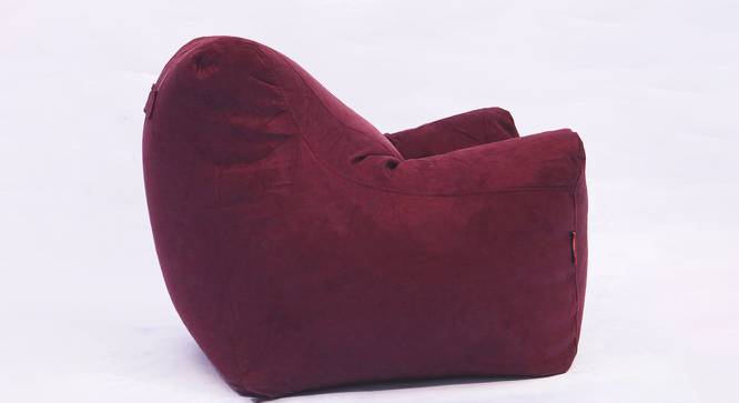Jaylin Kids Filled Bean Bag (Maroon, with beans Bean Bag Type) by Urban Ladder - Front View Design 1 - 419282