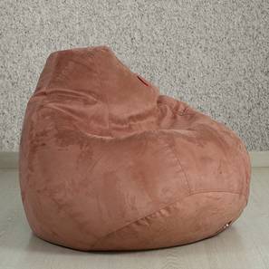 Couchette Design Leone Filled Bean Bag (with beans Bean Bag Type, Cavern Pink)