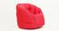 Rue Filled Bean Bag Chair (Red, with beans Bean Bag Type) by Urban Ladder - Front View Design 1 - 419364