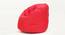 Rue Filled Bean Bag Chair (Red, with beans Bean Bag Type) by Urban Ladder - Cross View Design 1 - 419377