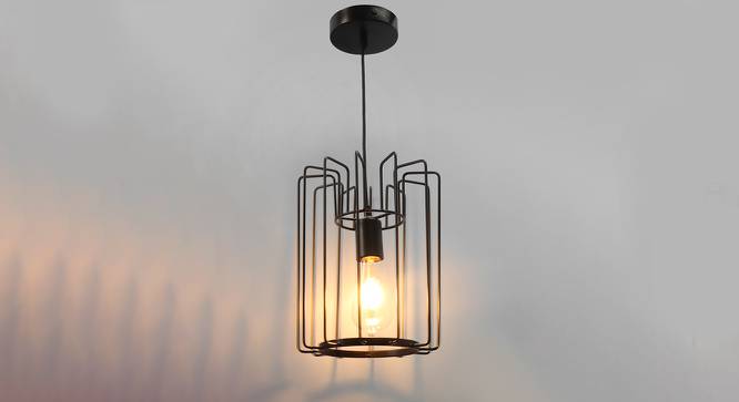 Salena Pendant Lamp (Black) by Urban Ladder - Front View Design 1 - 419812