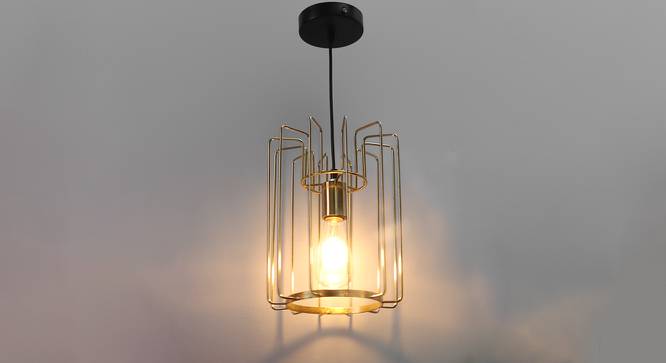 Kalinda Pendant Lamp (Gold) by Urban Ladder - Front View Design 1 - 419814