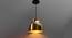 Heena Pendant Lamp (Gold) by Urban Ladder - Front View Design 1 - 419818