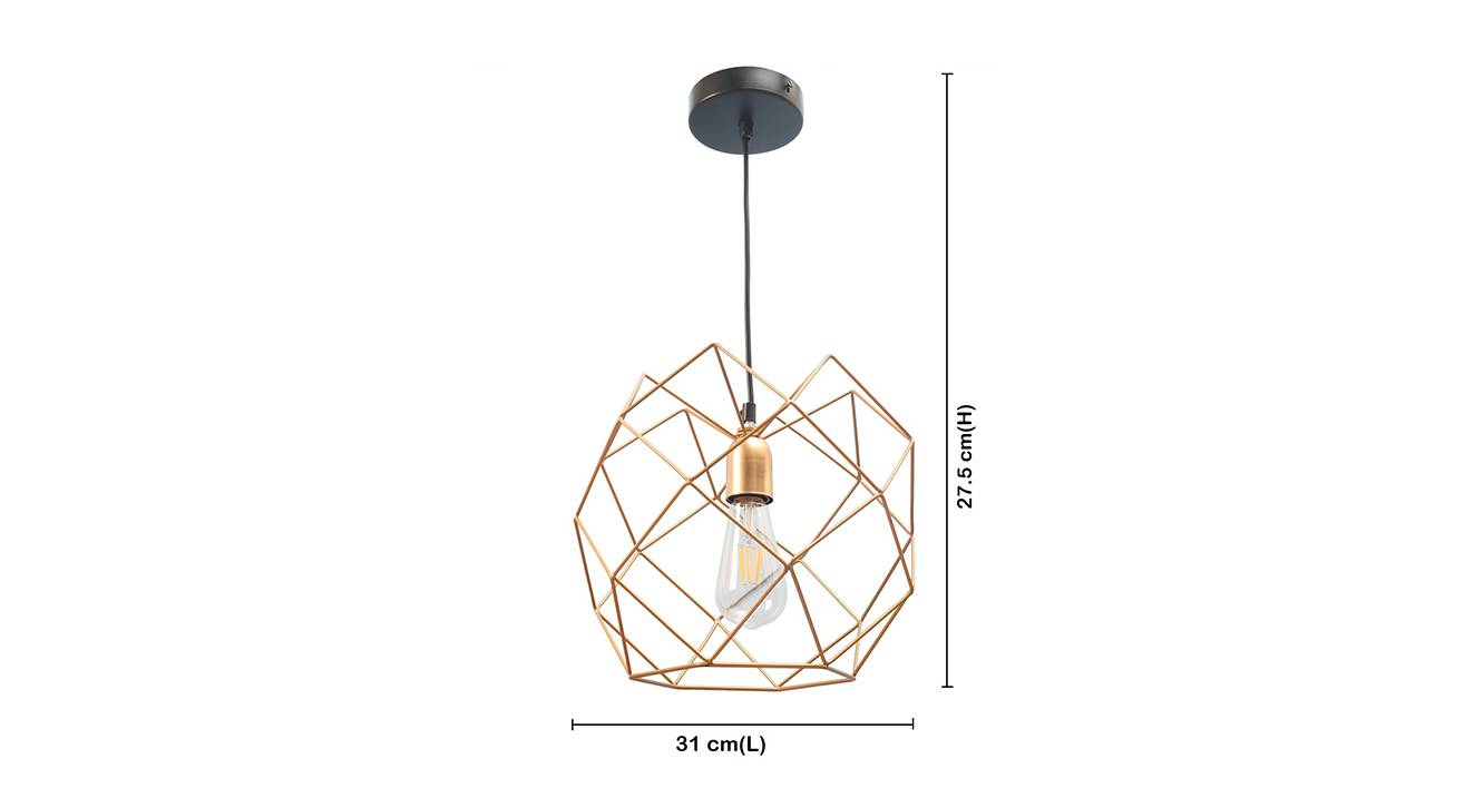 Atticus pendant lamp golden 6