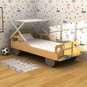 Kids Beds Design Wood storage Bed in Natural Colour