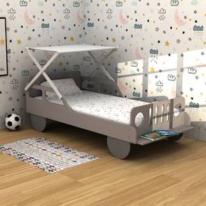 Kids Beds Without Storage Design Stewie Bed (Grey, Matte Finish)