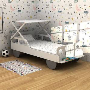 Bunk Bed Design Stewie Bed (White, Matte Finish)