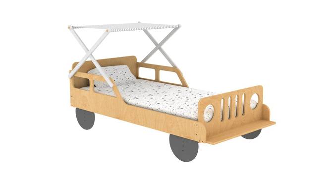 Stewie Bed (Natural, Matte Finish) by Urban Ladder - Front View Design 1 - 419951