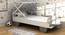 Stewie Bed (White, Matte Finish) by Urban Ladder - Front View Design 1 - 419955
