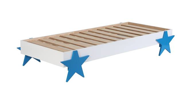 Rigby Bed (Blue, Matte Finish) by Urban Ladder - Cross View Design 1 - 420004