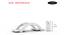Cono Planter (White, Large Size) by Urban Ladder - Design 1 Dimension - 420011