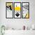 Ione wall art set of 3 white lp