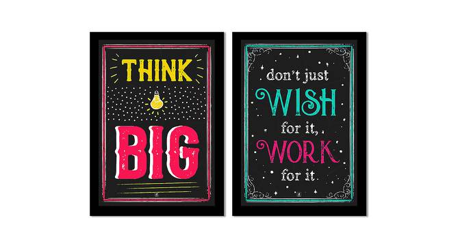 Legacy Wall Art Set of 2 (Black) by Urban Ladder - Front View Design 1 - 420411
