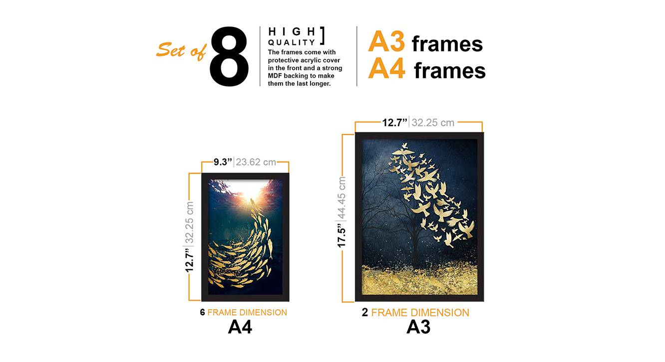 Black Wood Wall Art Urban Ladder