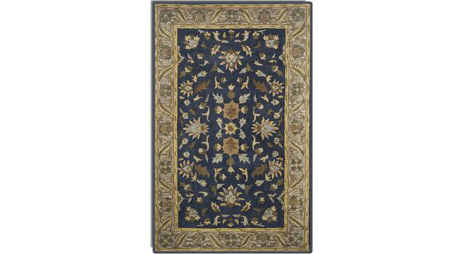 Carlile Carpet (Blue, Rectangle Carpet Shape, 183 x 122 cm  (72" x 48") Carpet Size) by Urban Ladder - Cross View Design 1 - 420515