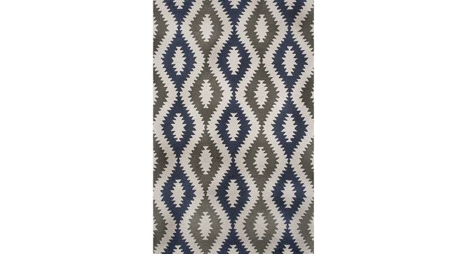 Burnie Carpet (Grey, Rectangle Carpet Shape, 244 x 152 cm  (96" x 60") Carpet Size) by Urban Ladder - Cross View Design 1 - 420520