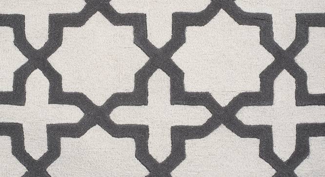 Aloe Carpet (Grey, Rectangle Carpet Shape, 183 x 122 cm  (72" x 48") Carpet Size) by Urban Ladder - Front View Design 1 - 420524