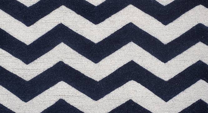 Connie Carpet (Blue, Rectangle Carpet Shape, 183 x 122 cm  (72" x 48") Carpet Size) by Urban Ladder - Front View Design 1 - 420525
