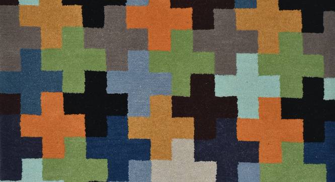 Gladwin Carpet (Rectangle Carpet Shape, 183 x 122 cm  (72" x 48") Carpet Size, Multicolor) by Urban Ladder - Cross View Design 1 - 420561
