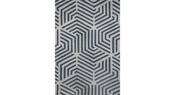 Dayla Carpet (Blue, Rectangle Carpet Shape, 183 x 122 cm  (72" x 48") Carpet Size) by Urban Ladder - Cross View Design 1 - 420563