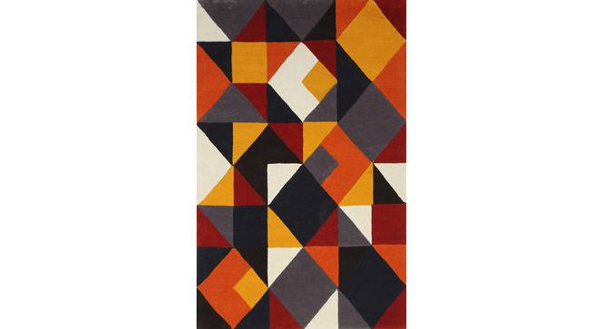 Elvern Carpet (Rectangle Carpet Shape, 244 x 152 cm  (96" x 60") Carpet Size, Multicolor) by Urban Ladder - Cross View Design 1 - 420564
