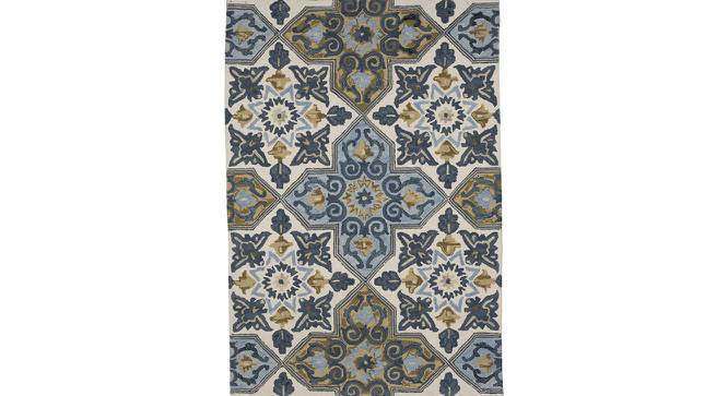 Darnae Carpet (Blue, Rectangle Carpet Shape, 274 x 183 cm  (108" x 72") Carpet Size) by Urban Ladder - Cross View Design 1 - 420568