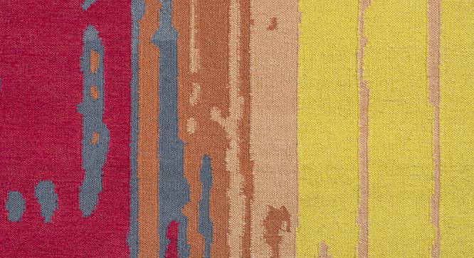 Hazell Dhurrie (152 x 244 cm  (60" x 96") Carpet Size, Multicolor) by Urban Ladder - Front View Design 1 - 420572