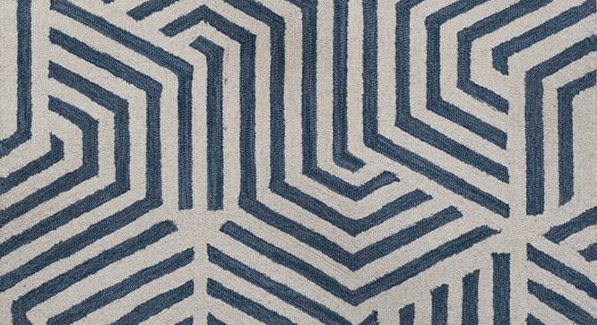 Dayla Carpet (Blue, Rectangle Carpet Shape, 183 x 122 cm  (72" x 48") Carpet Size) by Urban Ladder - Front View Design 1 - 420577
