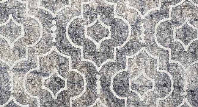 Donette Carpet (Grey, Rectangle Carpet Shape, 244 x 152 cm  (96" x 60") Carpet Size) by Urban Ladder - Front View Design 1 - 420580