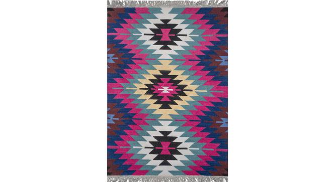Tala Dhurrie (122 x 183 cm  (48" x 72") Carpet Size, Multicolor) by Urban Ladder - Cross View Design 1 - 420686