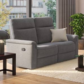 Two Seater Recliner Sofas Design Barnes Recliner (Two Seater, Lava Grey)