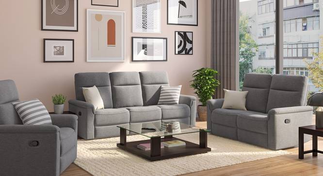 Barnes Recliner (Two Seater, Lava Grey) by Urban Ladder - Full View Design 1 - 420782