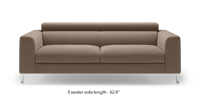 Chelsea Adjustable Sofa (Brown) (Brown, 2-seater Custom Set - Sofas, None Standard Set - Sofas, Fabric Sofa Material, Regular Sofa Size, Regular Sofa Type)