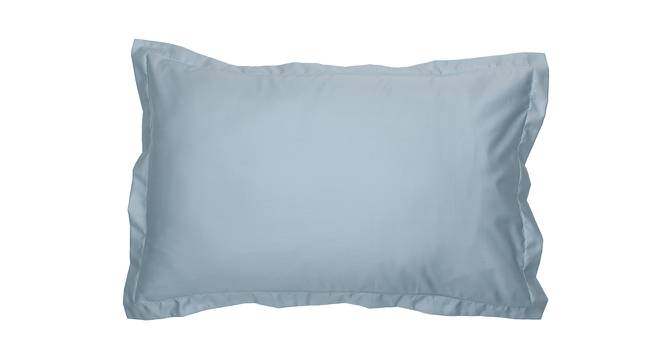 Flint Bedsheet Set (Blue, Double Size, Fitted Bedsheet Type) by Urban Ladder - Cross View Design 1 - 421016