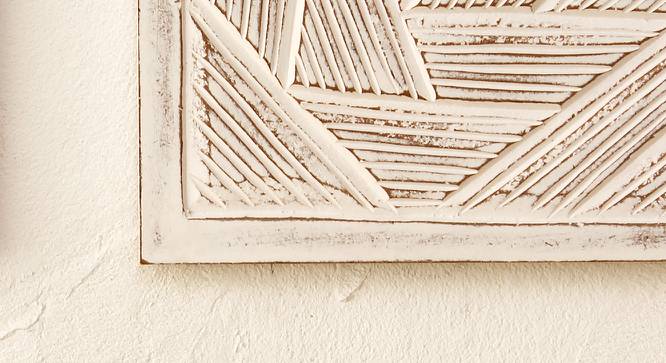 Chapson Wall Art (White) by Urban Ladder - Cross View Design 1 - 421024