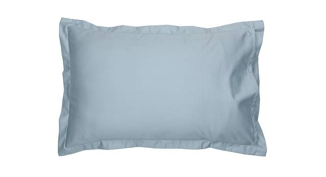 Flint Bedsheet Set (Blue, Double Size, Regular Bedsheet Type) by Urban Ladder - Design 1 Side View - 421026