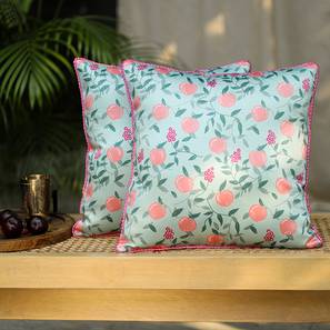 House This Design Multi Coloured Inches Polyester Cushion Cover - Set of