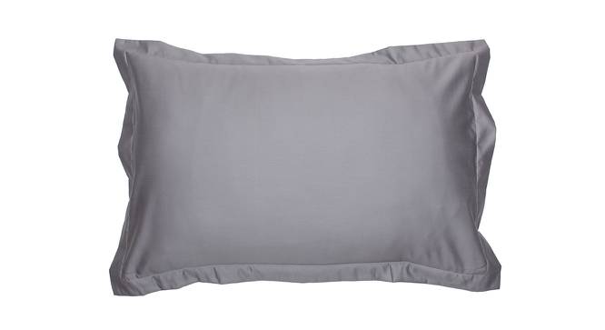 Horino Bedsheet Set (Grey, Single Size, Regular Bedsheet Type) by Urban Ladder - Cross View Design 1 - 421070