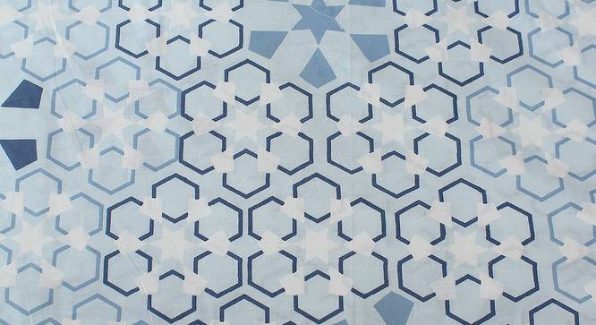 Ramona Dohar Cover (Blue, Double Size) by Urban Ladder - Cross View Design 1 - 421201
