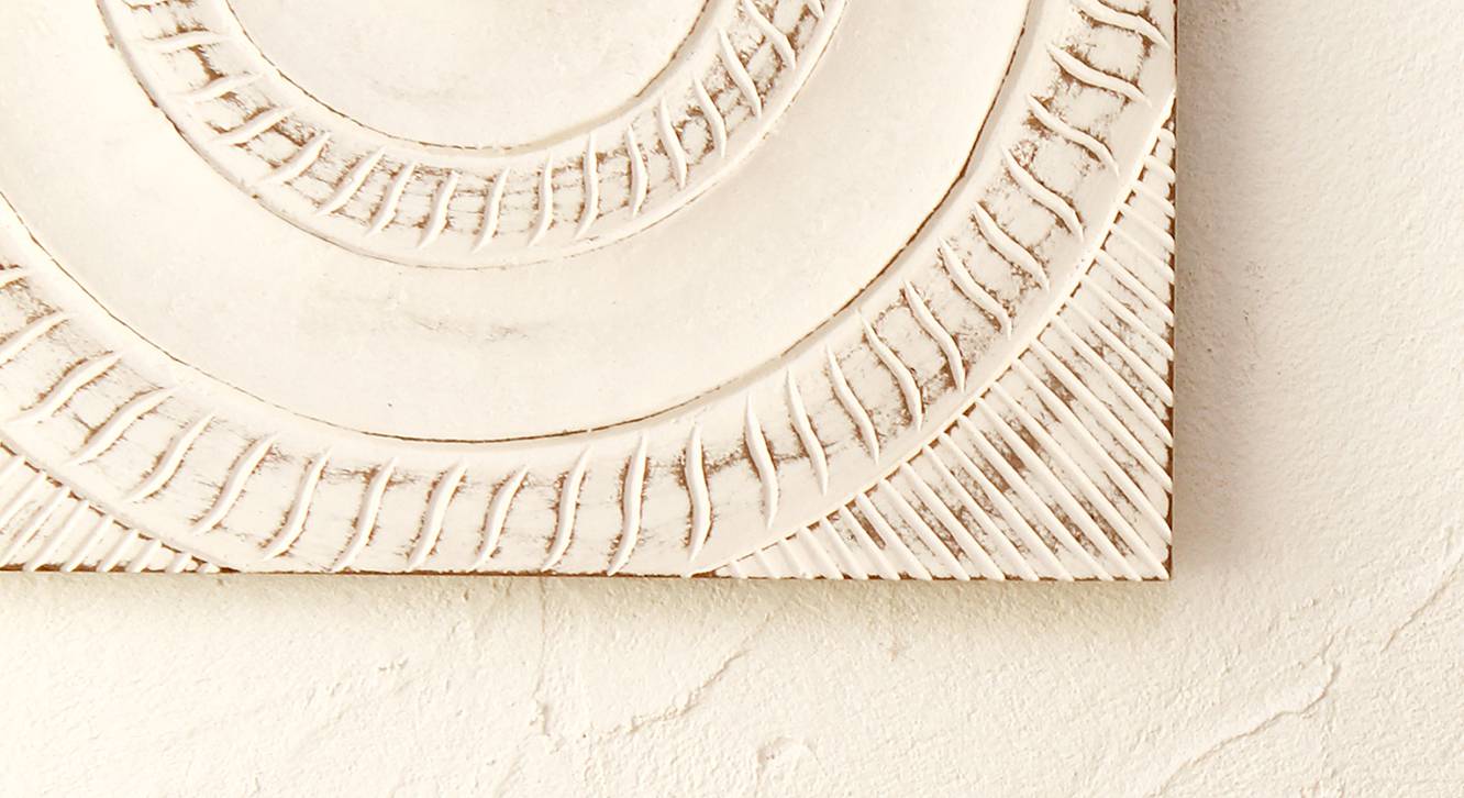 White Wood Wall Art Urban Ladder