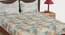 Kosmo Bedsheet Set (Orange, Queen Size) by Urban Ladder - Front View Design 1 - 421438