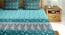 Kennedi Bedsheet Set (Green, Super King Size) by Urban Ladder - Cross View Design 1 - 421983