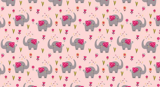 Reede Bedsheet Set (Pink, Single Size) by Urban Ladder - Front View Design 1 - 422139