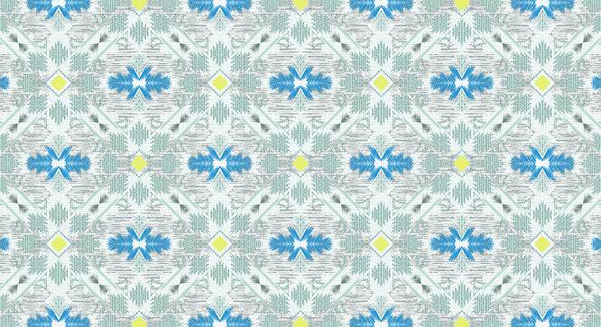 Sylvia Bedsheet Set (Blue, King Size) by Urban Ladder - Front View Design 1 - 422186