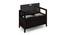 Rhodes Entryway Storage Bench (Mahogany Finish) by Urban Ladder - Design 1 Close View - 422464