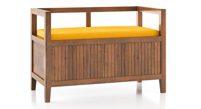 Rhodes Entryway Storage Bench (Amber Walnut Finish) by Urban Ladder - Front View Design 1 - 422470