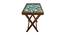 Pierre Tray Table (Matte Finish, Multicolor) by Urban Ladder - Design 1 Side View - 422551
