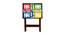 Severin Tray Table (Matte Finish, Multicolor) by Urban Ladder - Rear View Design 1 - 422674